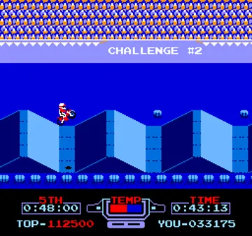 Vs. Excitebike (Japan) screen shot game playing